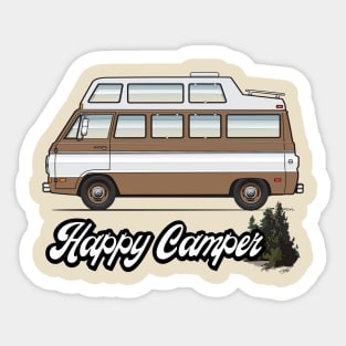 happy camper Sticker